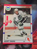 Scott Young 1990-91 Score Canadian #21 NM Hockey