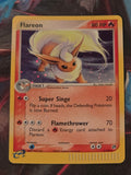 Flareon Holo Rare EX Sandstorm 5/100 MP * Clean apart from small crease on right and bottom Pokemon