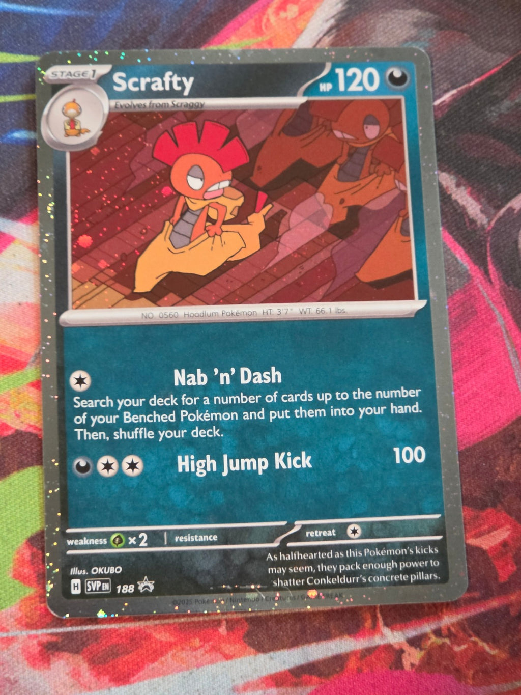 Scrafty (Cosmos Holo) - 188 - SV: Scarlet & Violet Promo Cards - Promo - NM Pokemon