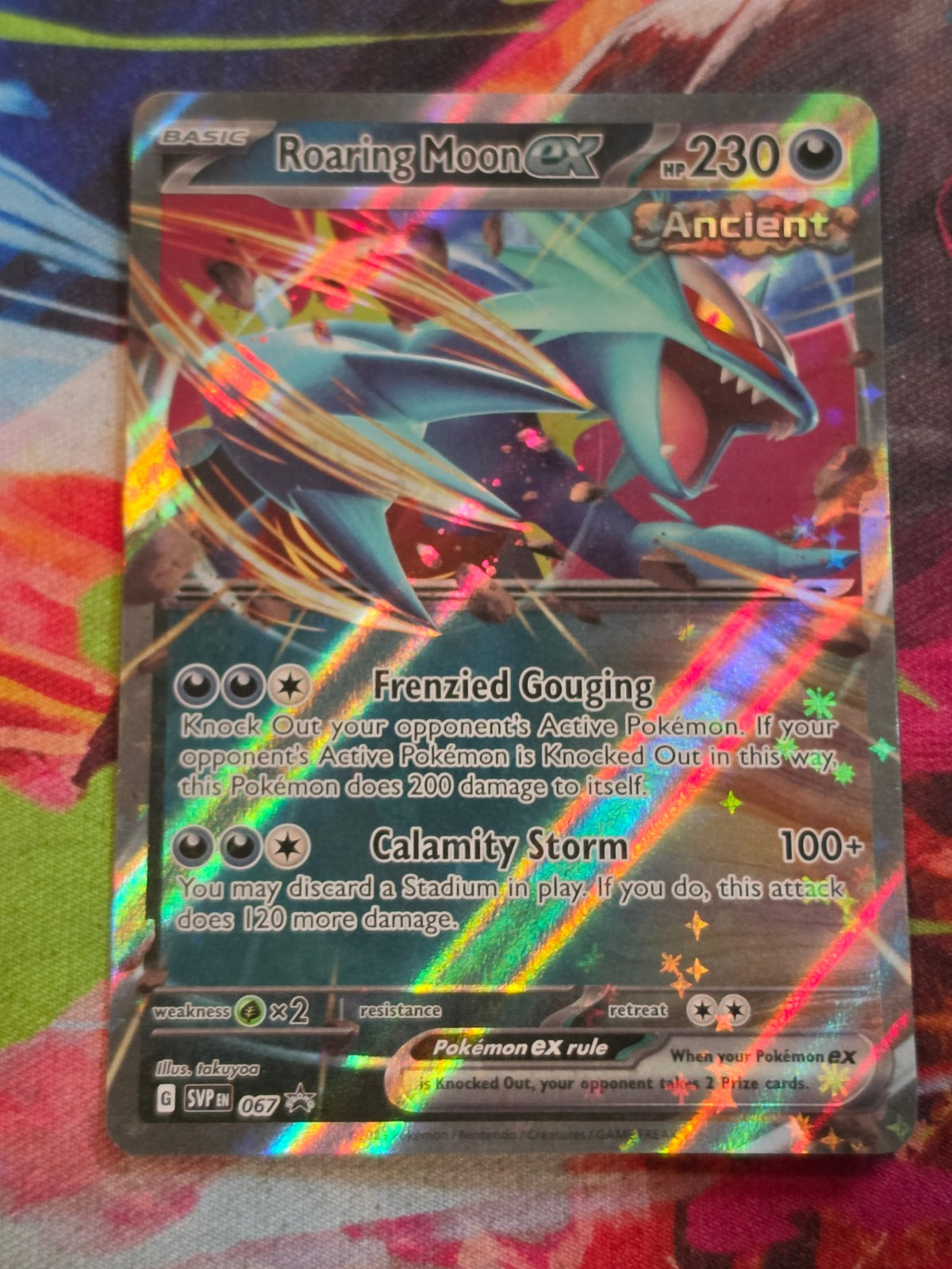 Roaring Moon ex - 067 - SV: Scarlet & Violet Promo Cards - Promo - NM Pokemon