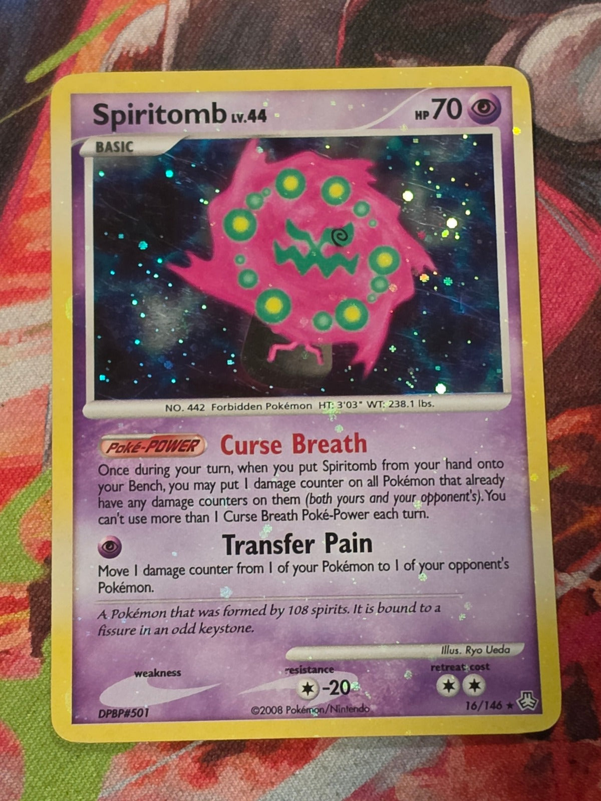 Spiritomb Holo Rare Legends Awakened 16/146 LP