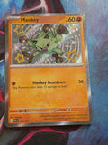 Mankey Shiny Rare Paldean Fates 169/091 NM Pokemon
