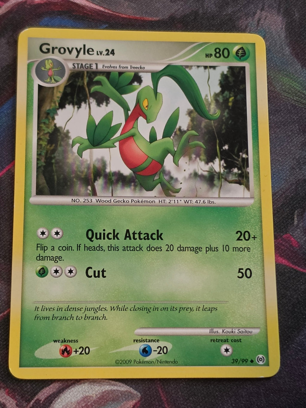 Grovyle (39) - 39/99 - Arceus - Uncommon - LP - Pokemon