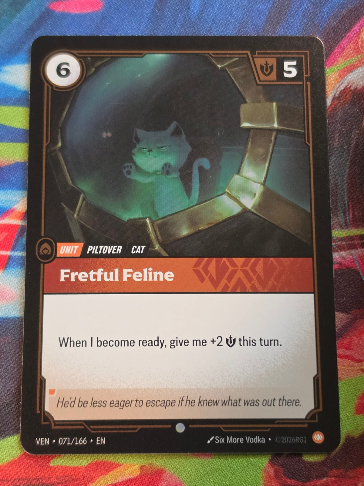 Fretful Feline - 071/166 - Vendetta - Common - NM