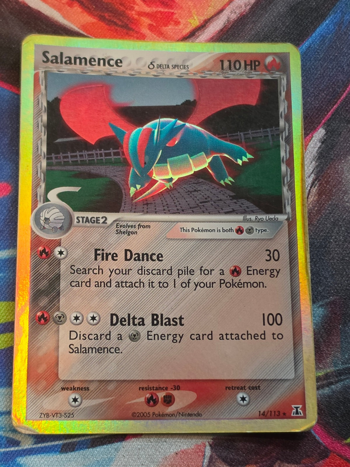 Salamence (Delta Species) Holo Rare EX Delta Species 14/113 HP Pokemon