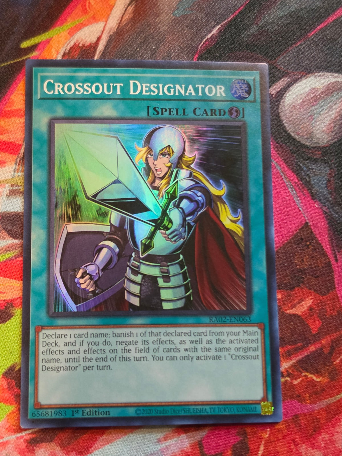 Crossout Designator Super Rare 25th Anniversary Rarity Collection II RA02-EN063 NM
