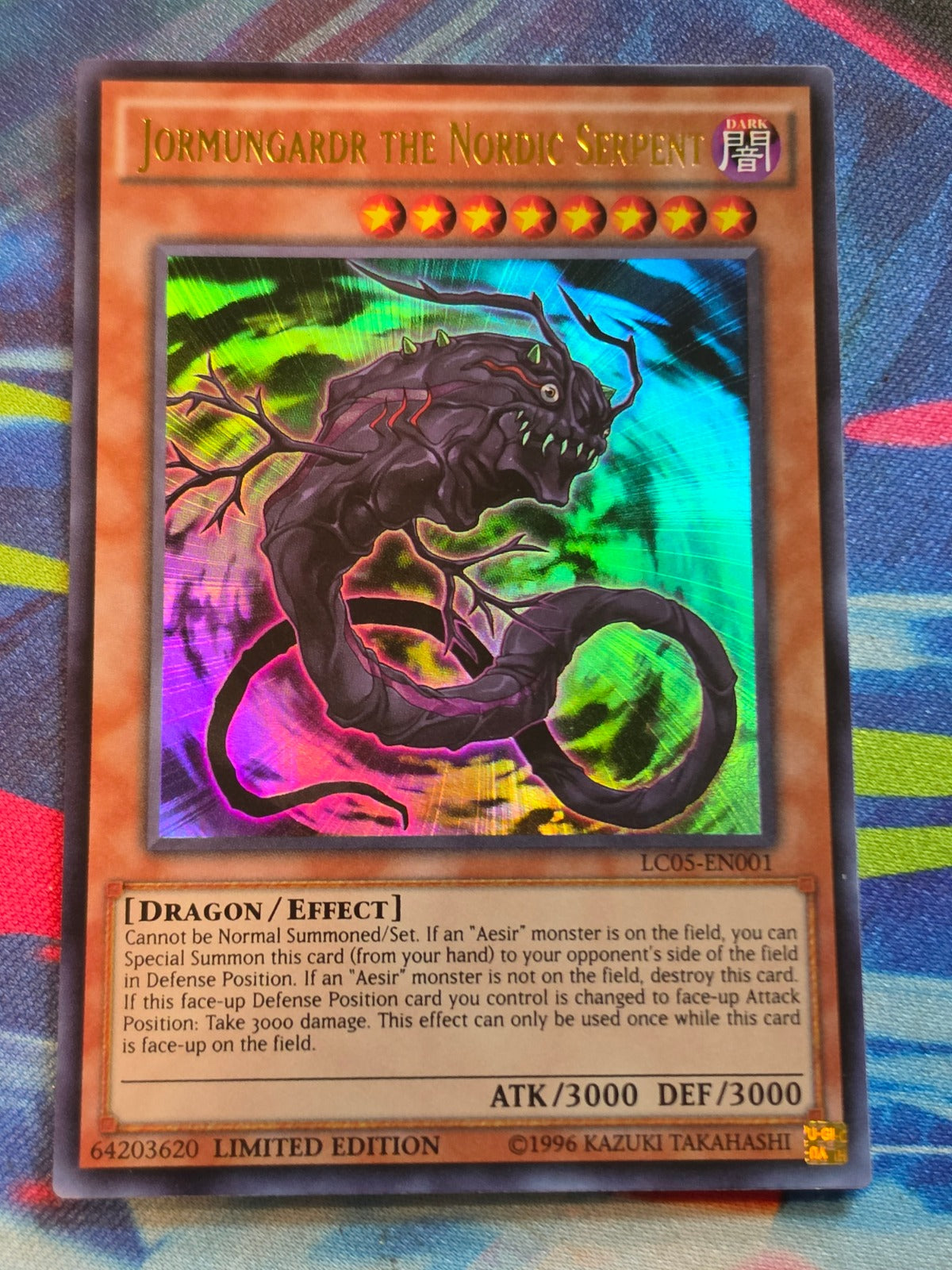 Jormungardr the Nordic Serpent Ultra Rare Legendary Collection 5D's LC05-EN001 LP