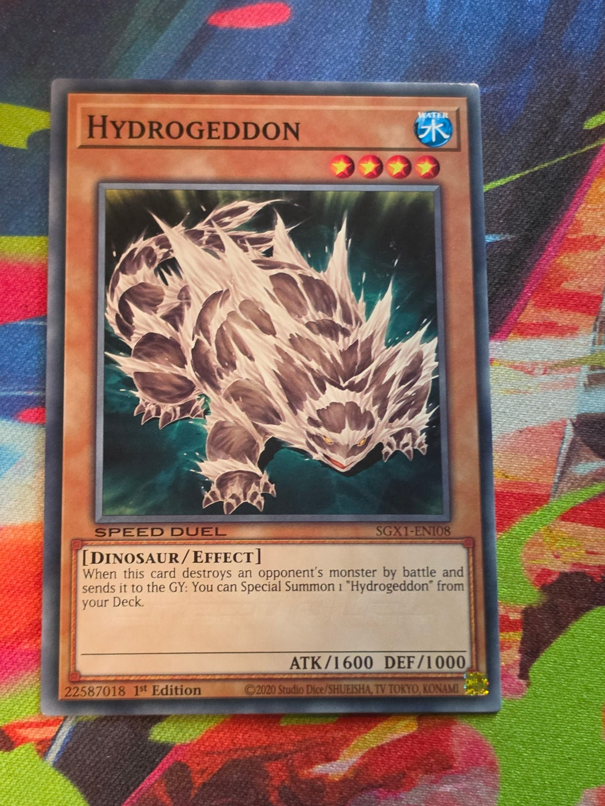 Hydrogeddon Common Speed Duel GX: Duel Academy Box SGX1-ENI08 1st Edition LP Yu-Gi-Oh!