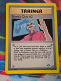 Blaine's Quiz #2 - 111/132 - Gym Challenge - Uncommon - Unlimited - NM Pokemon