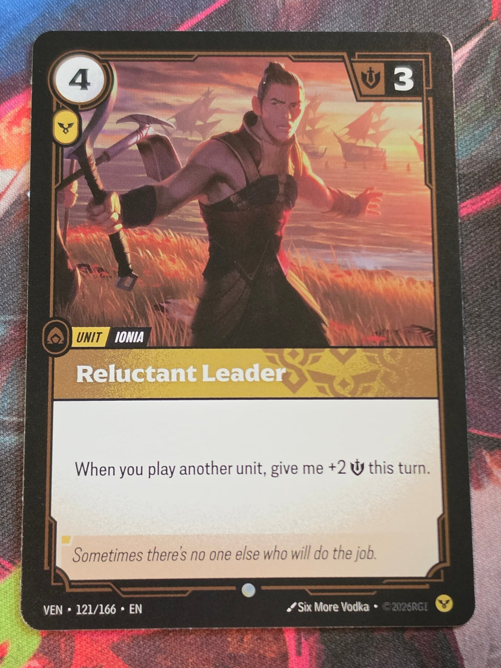 Reluctant Leader - 121/166 - Vendetta - Common - NM