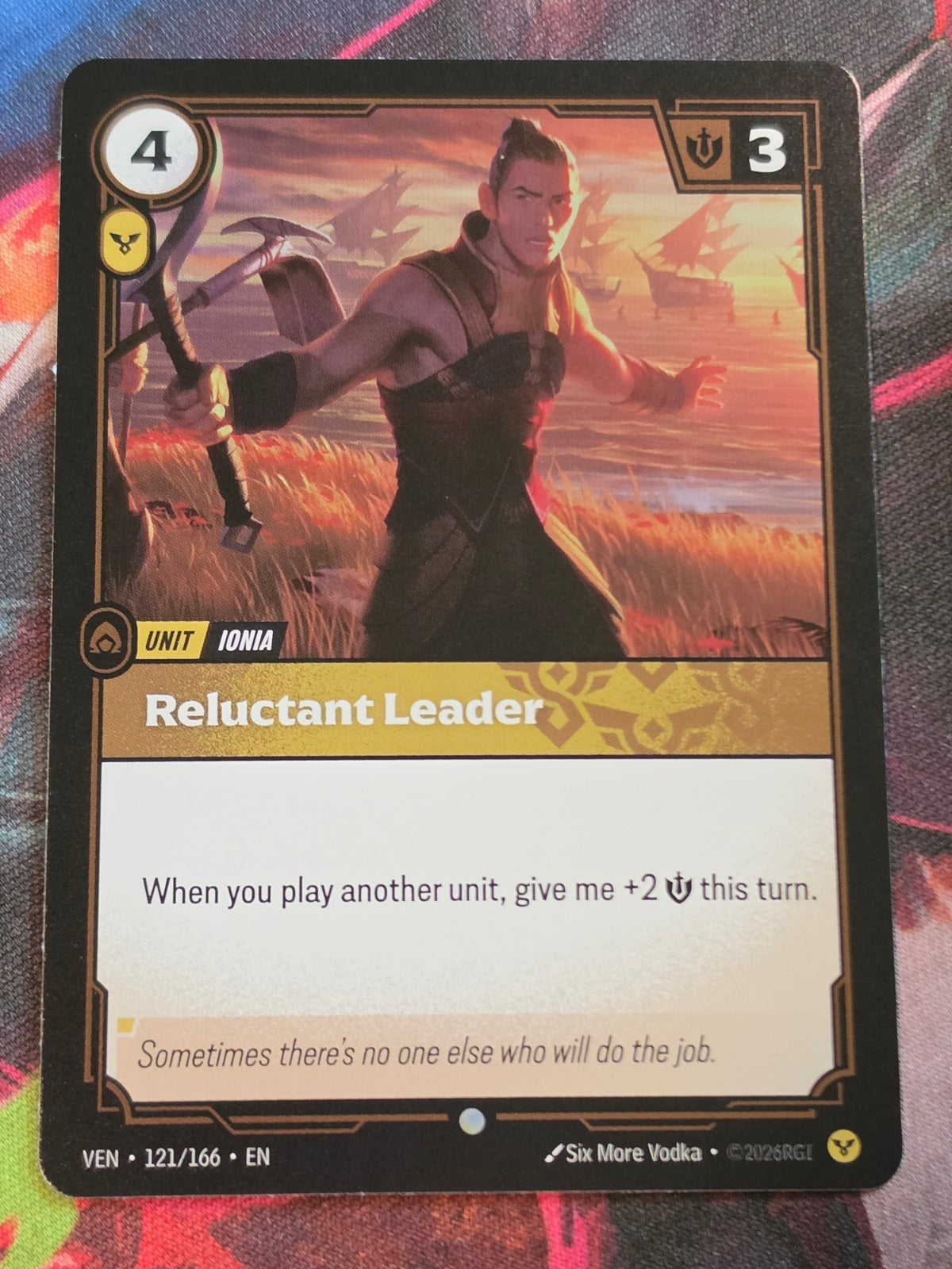 Reluctant Leader - 121/166 - Vendetta - Common - NM