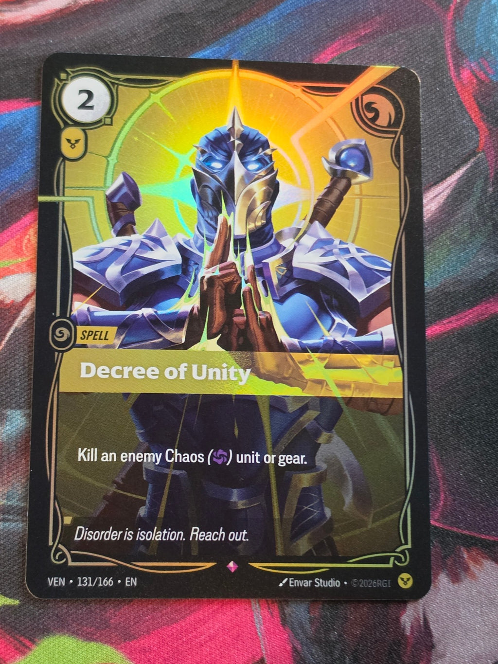 Decree of Unity - 131/166 - Vendetta - Rare - NM