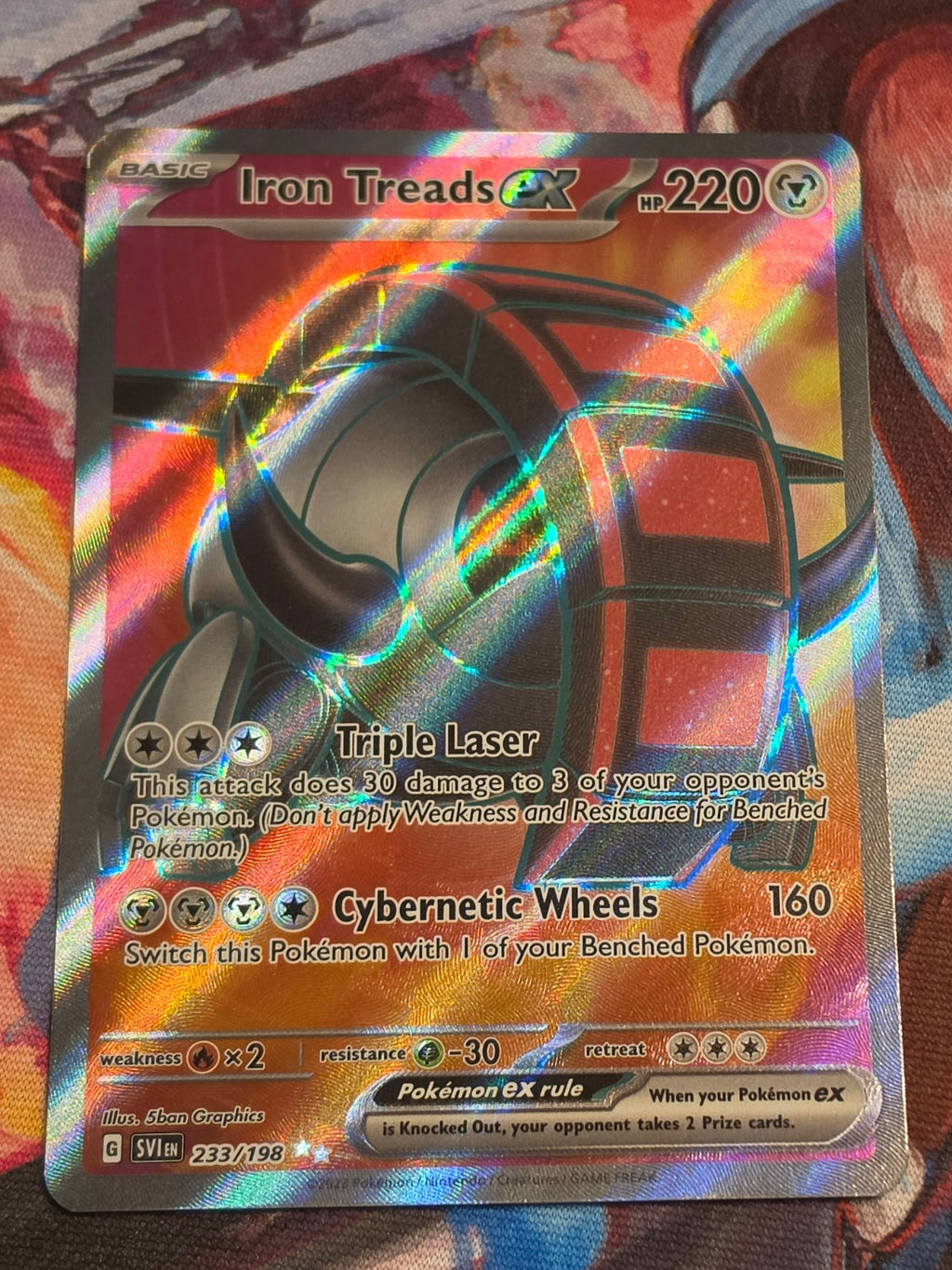 Iron Treads ex Ultra Rare SV01: Scarlet & Violet Base Set 233/198 NM Pokemon