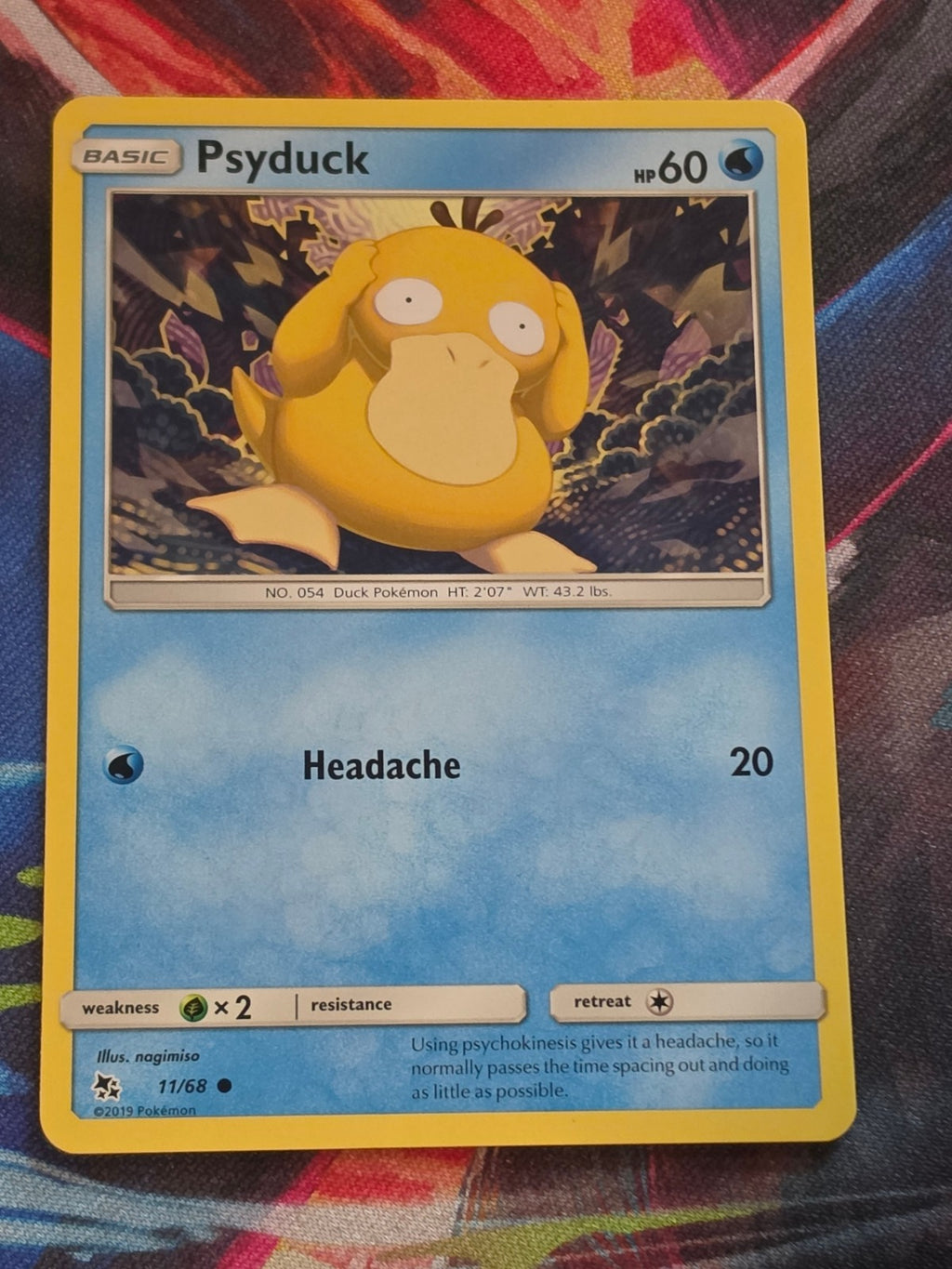 Psyduck Common Hidden Fates 11/68 NM Pokemon