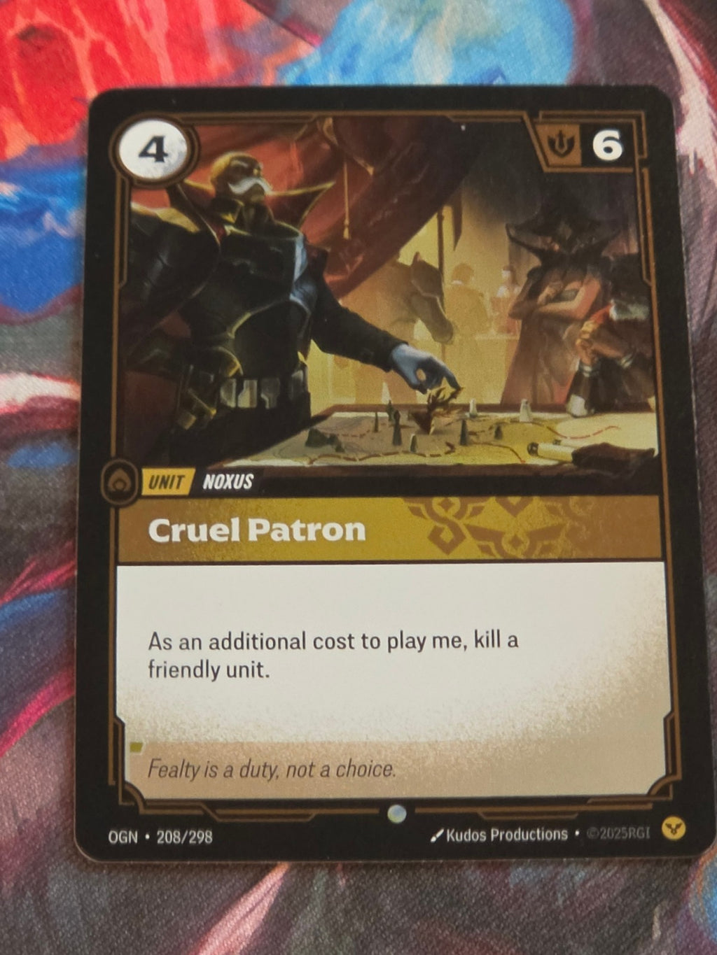 Cruel Patron - 208/298 - Origins - Common - NM