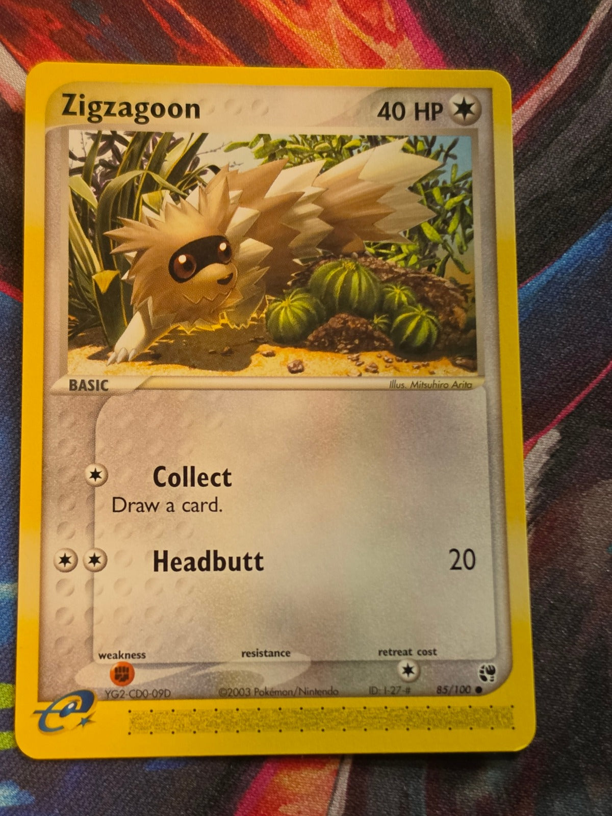 Zigzagoon - 85/100 - EX Sandstorm - Common - NM - Pokemon