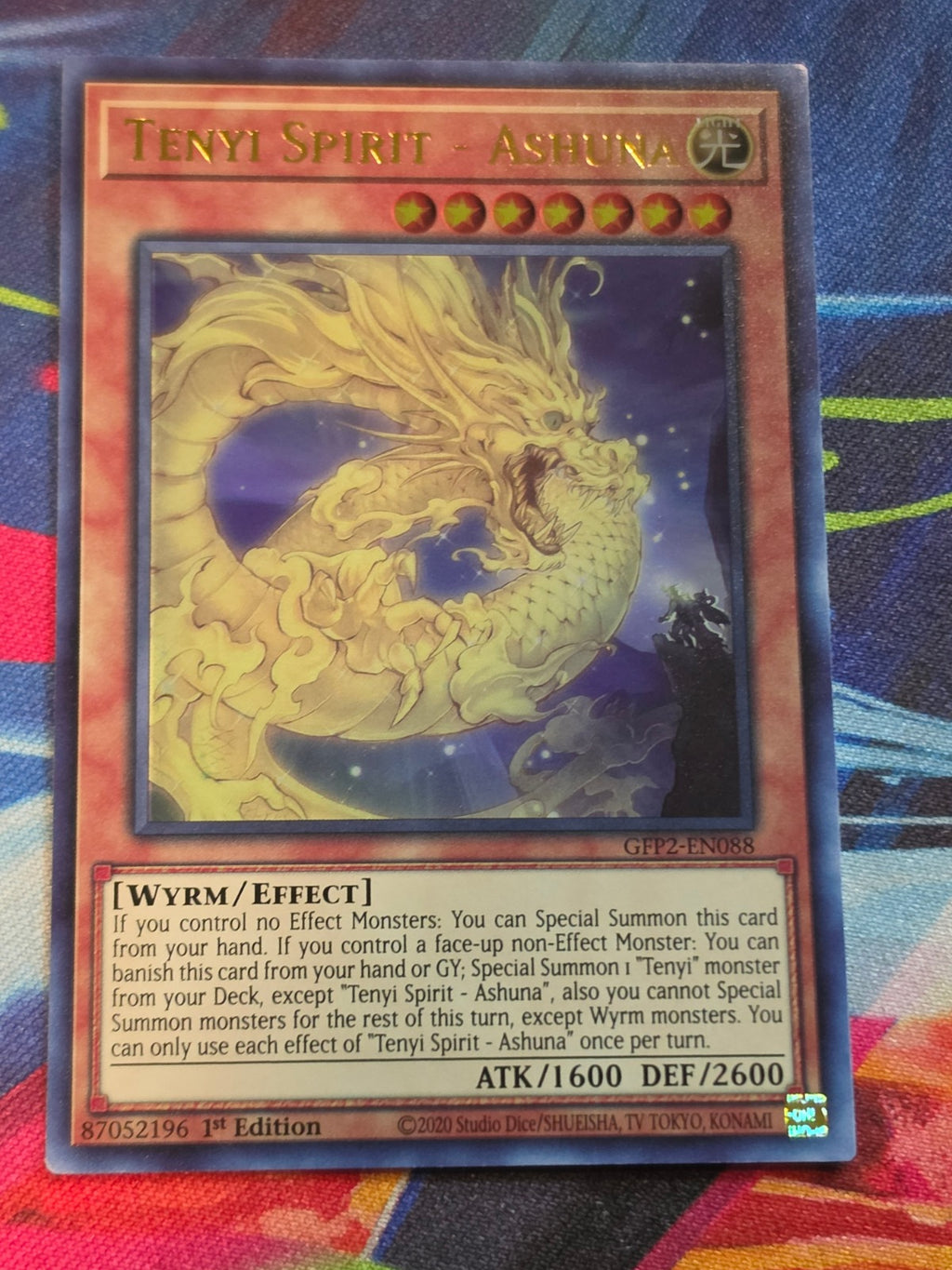 Tenyi Spirit - Ashuna Ultra Rare Ghosts From the Past: The 2nd Haunting GFP2-EN088 LP