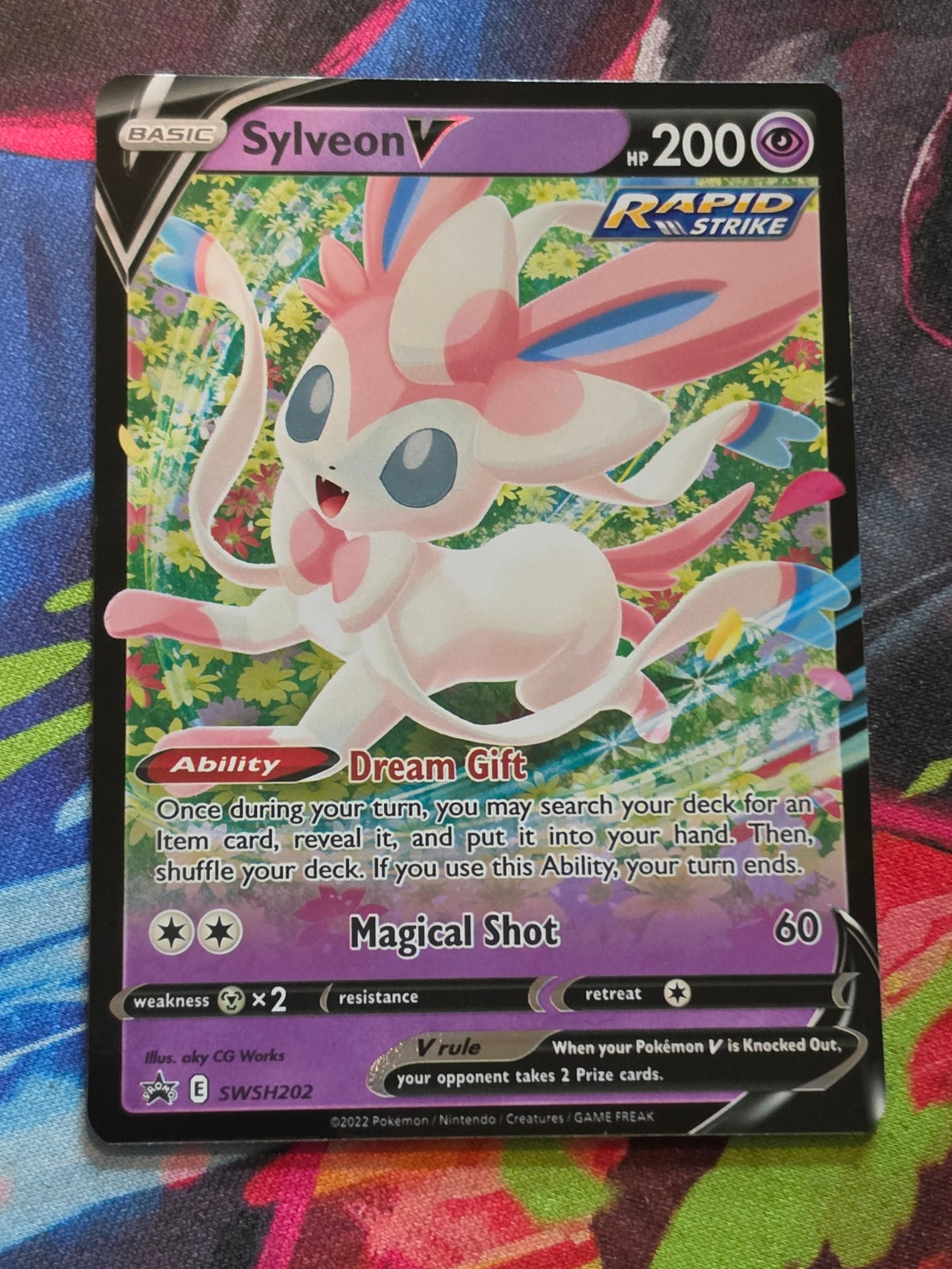 Sylveon V Promo SWSH: Sword & Shield Promo Cards SWSH202 NM Pokemon