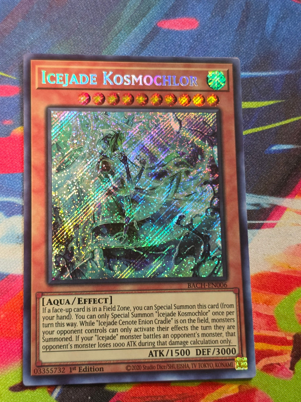 Icejade Kosmochlor Secret Rare Battle of Chaos BACH-EN006 LP