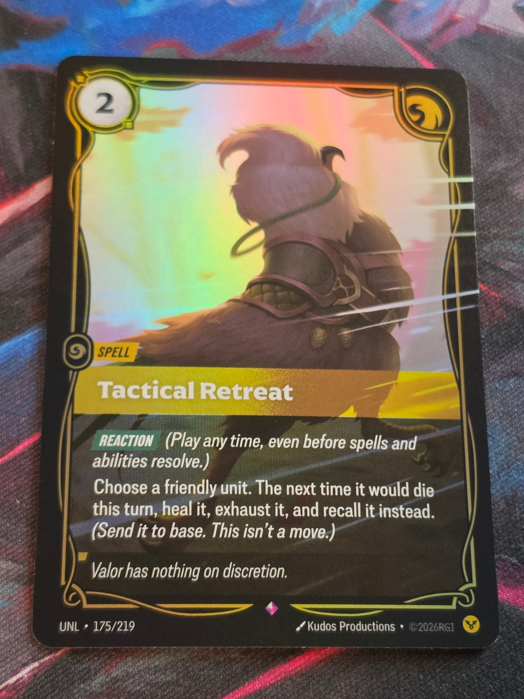 Tactical Retreat - 175/219 - Unleashed - Rare - NM