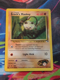 Brock's Mankey (67) - 067/132 - Gym Heroes - Common - Unlimited - NM-/LP+ Pokemon