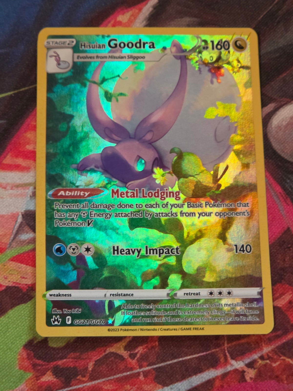 Hisuian Goodra Ultra Rare Crown Zenith Galarian Gallery GG21/GG70 NM Pokemon