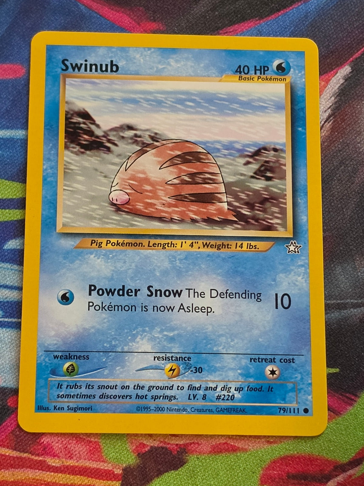 Swinub - 079/111 - Neo Genesis - Common - Unlimited - LP+ Pokemon