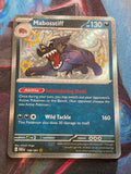 Mabosstiff Shiny Rare Paldean Fates 188/091 NM Pokemon