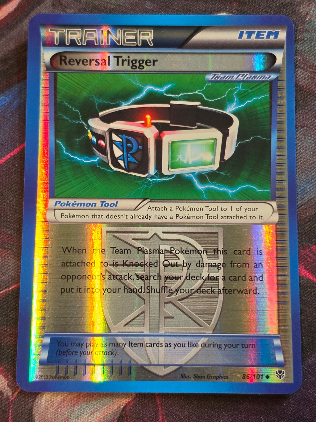 Reversal Trigger (Team Plasma) - 86/101 - Plasma Blast - Uncommon - Reverse Holo - LP - Pokemon