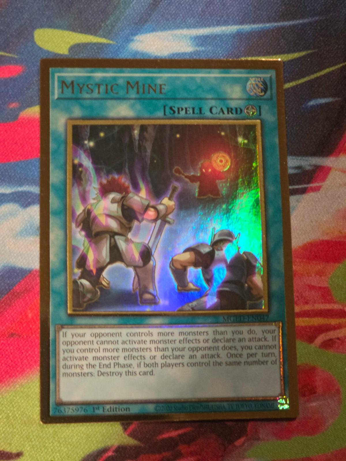 Mystic Mine Premium Gold Rare Maximum Gold: El Dorado MGED-EN047 1st Edition LP Yu-Gi-Oh!