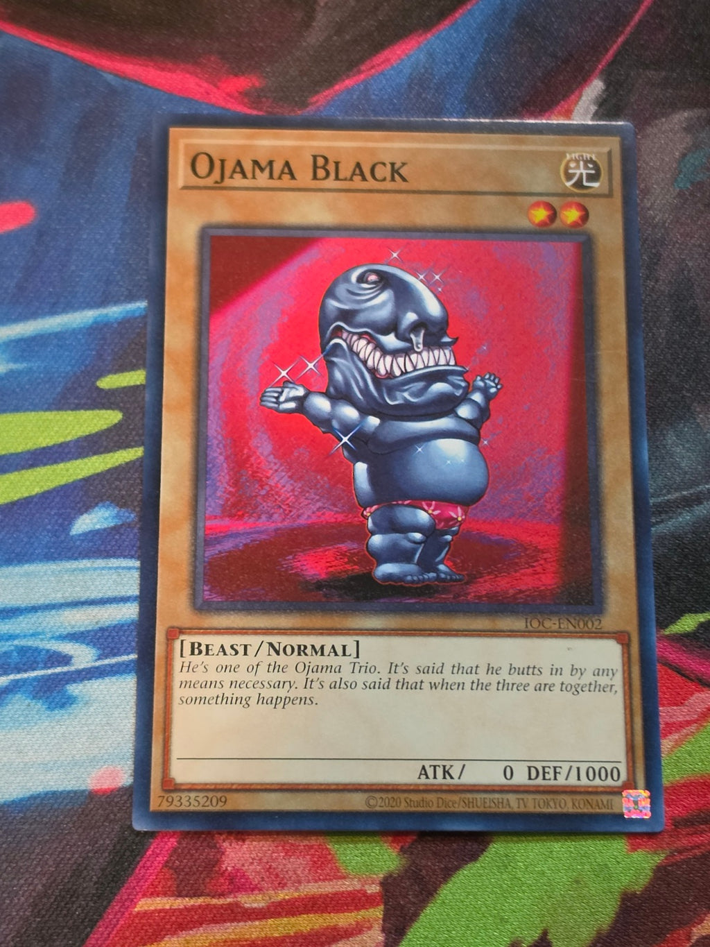 Ojama Black Common Invasion of Chaos (25th Anniversary Edition) IOC-EN002 LP