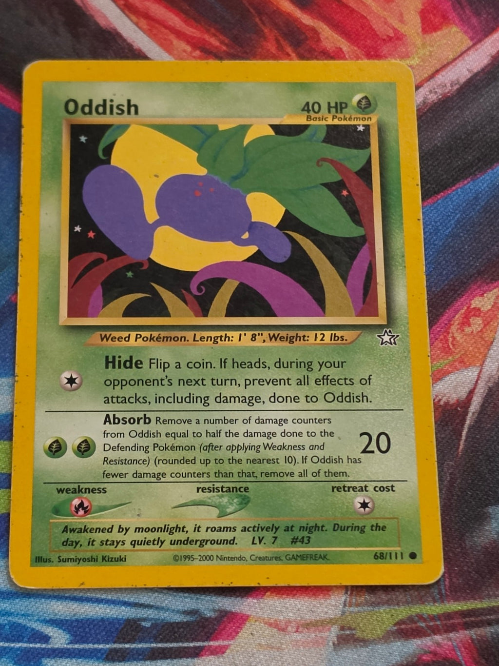 Oddish - 068/111 - Neo Genesis - Common - Unlimited - MP Pokemon