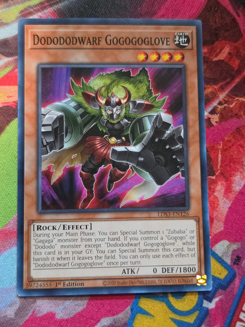 Dodododwarf Gogogoglove Common Legendary Duelists: Season 3 LDS3-EN126 LP