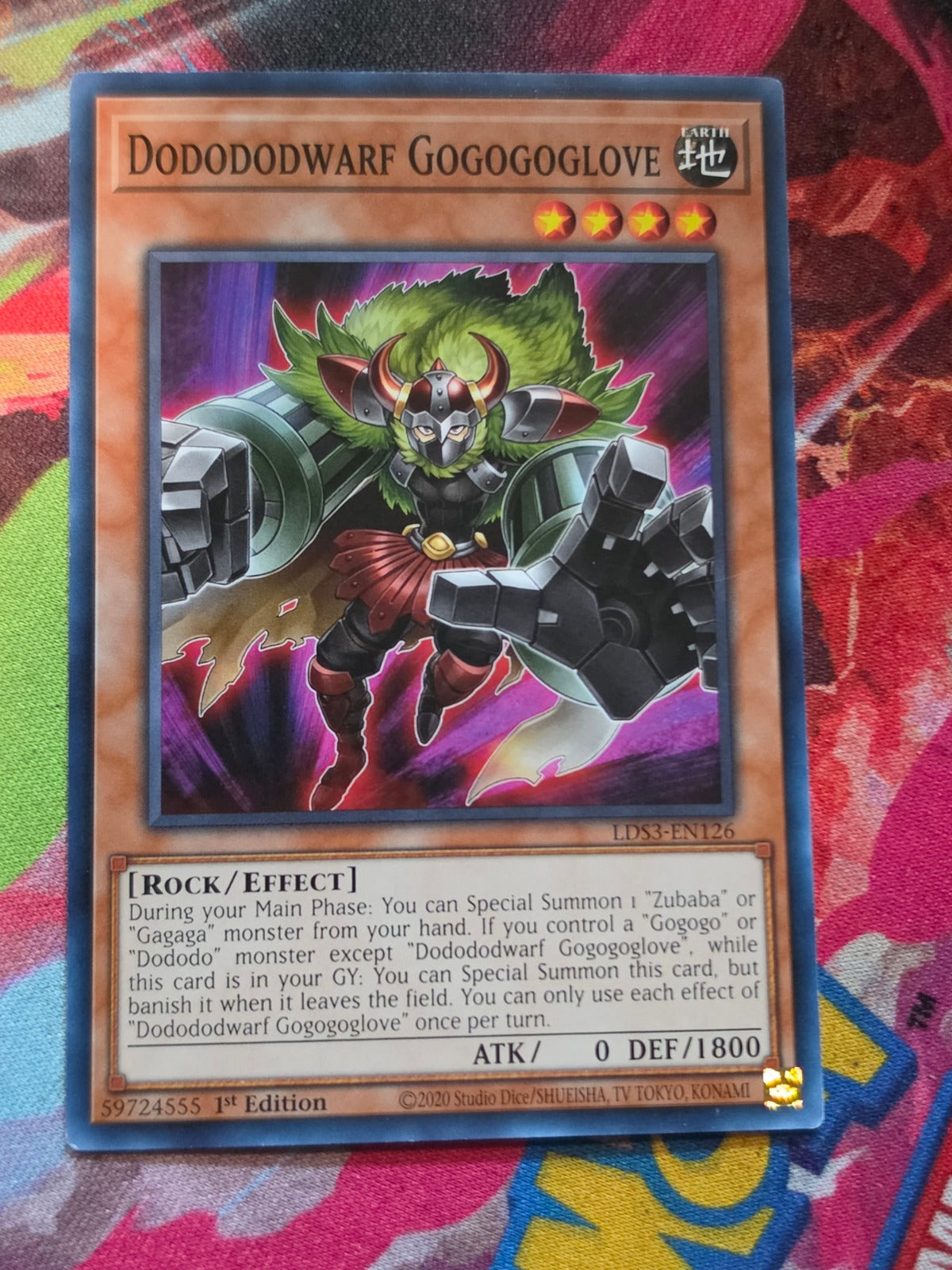 Dodododwarf Gogogoglove Common Legendary Duelists: Season 3 LDS3-EN126 LP