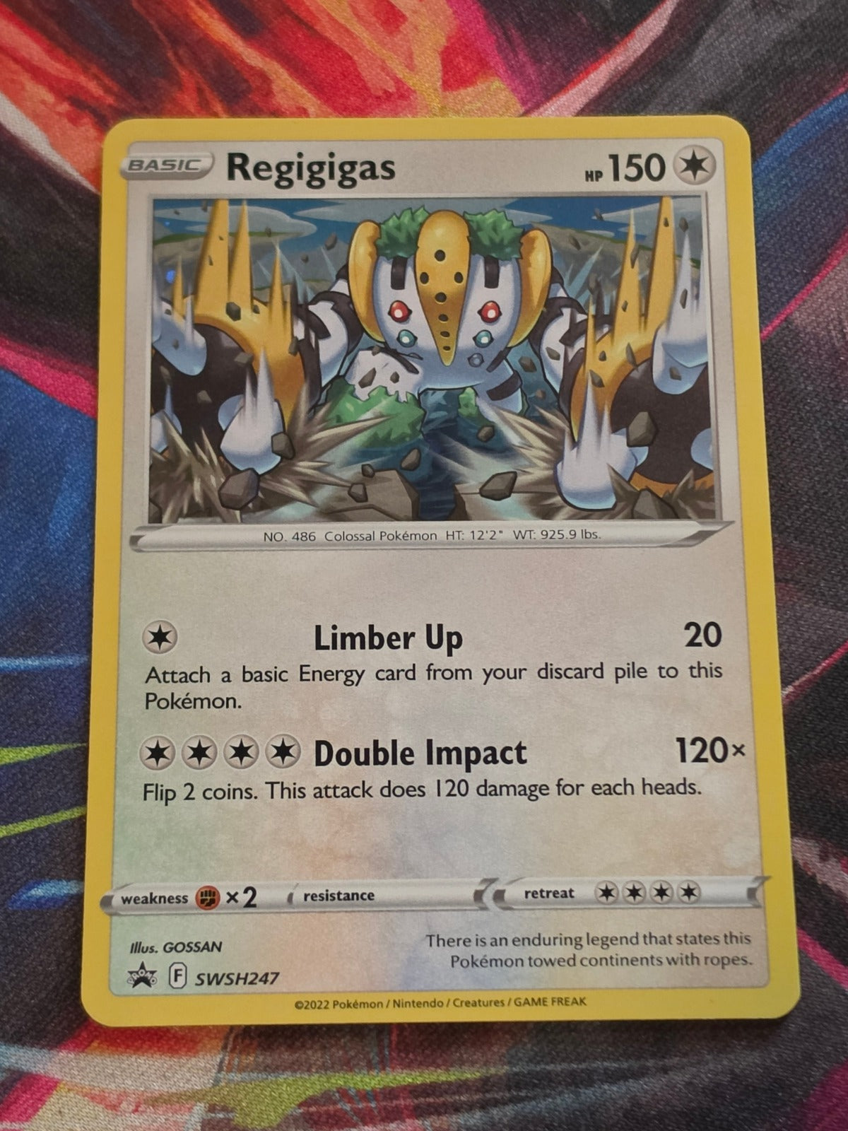 Regigigas (Cosmos Holo) - SWSH247 - SWSH: Sword & Shield Promo Cards - Promo - NM Pokemon