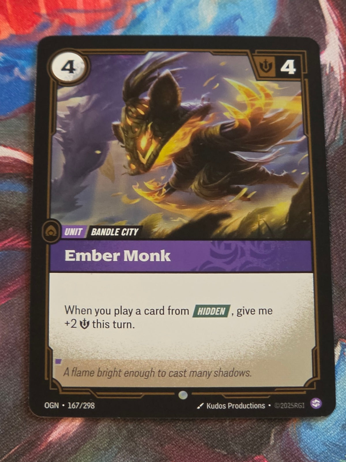 Ember Monk - 167/298 - Origins - Common - NM