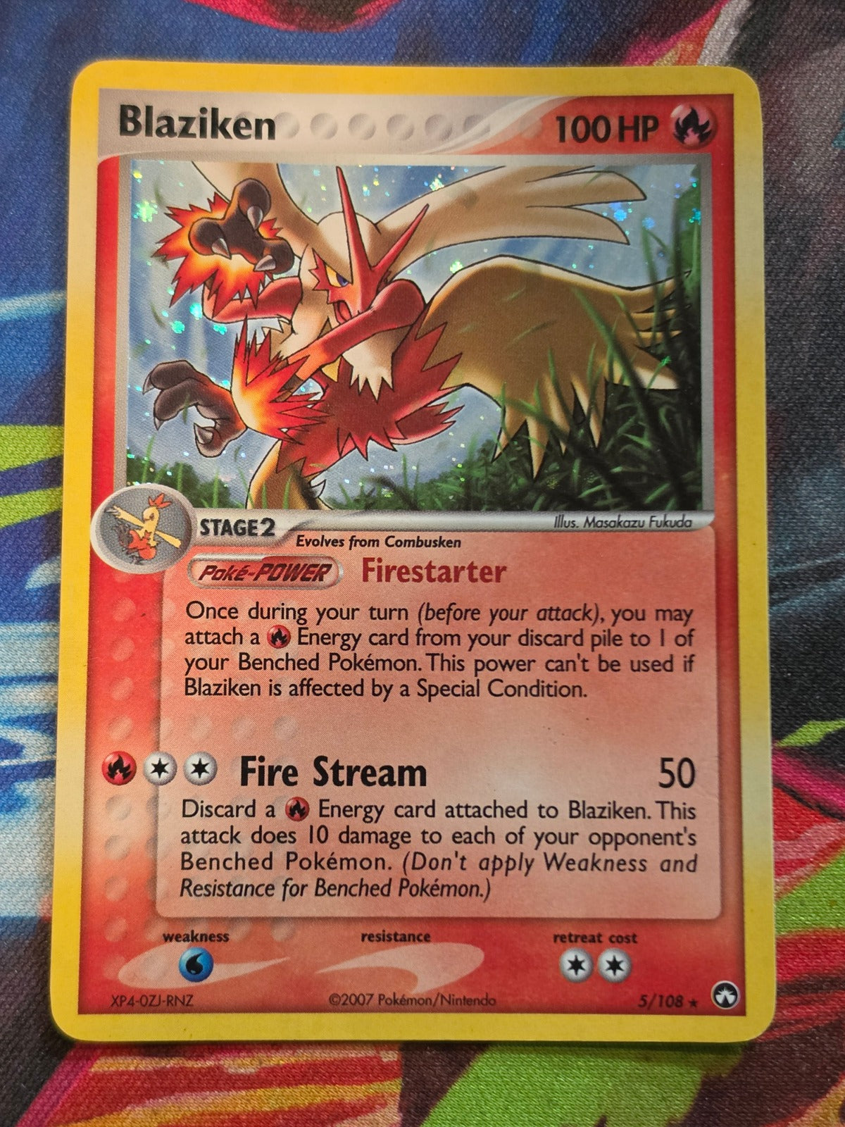 Blaziken Holo Rare EX Power Keepers 5/108 LP Pokemon