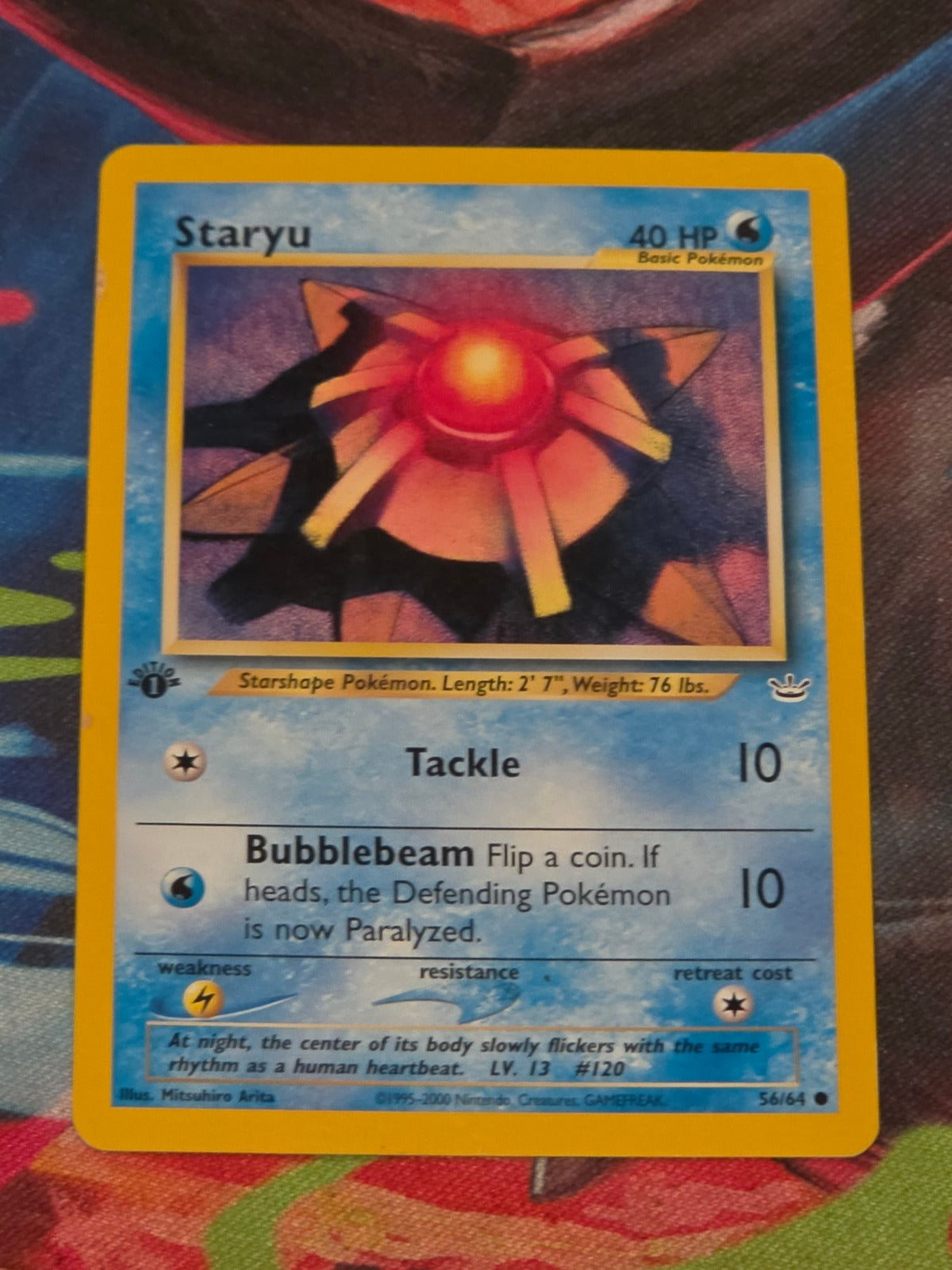 Staryu - 56/64 - Neo Revelation - Common - 1st Edition - LP Pokemon