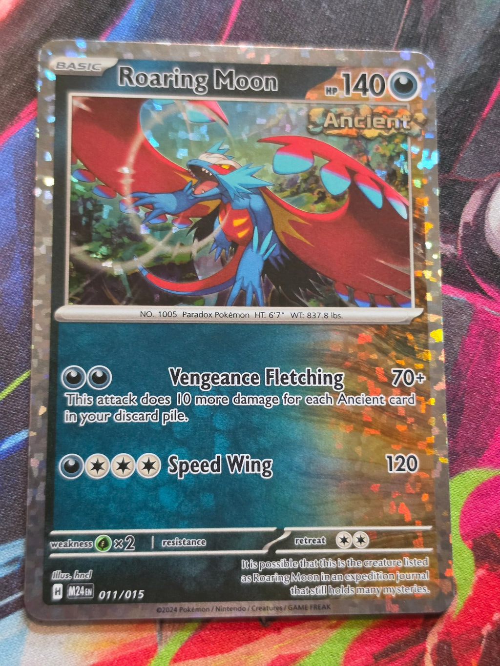 Roaring Moon Holo Promo McDonald's Promos 2024 011/015 NM Pokemon