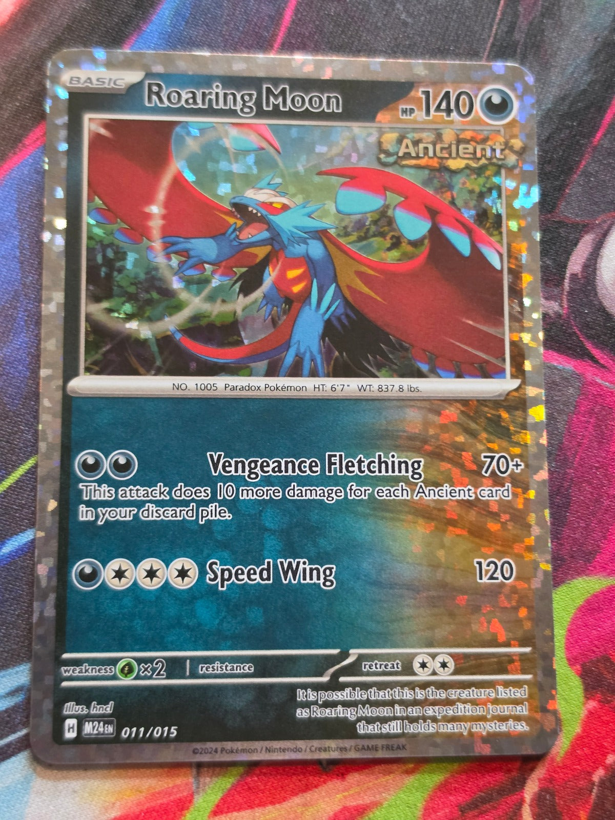 Roaring Moon Holo Promo McDonald's Promos 2024 011/015 NM Pokemon