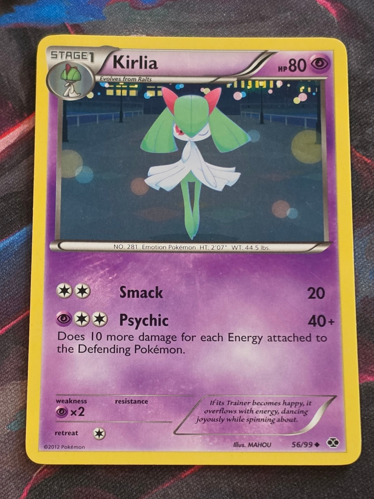 Kirlia - 56/99 - Next Destinies - Uncommon - NM - Pokemon