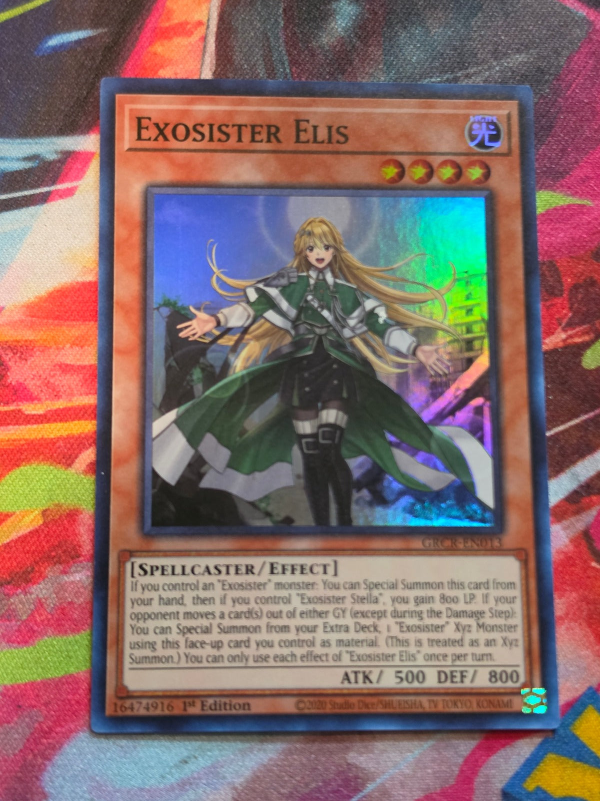 Exosister Elis Super Rare The Grand Creators GRCR-EN013 1st Edition NM Yu-Gi-Oh!