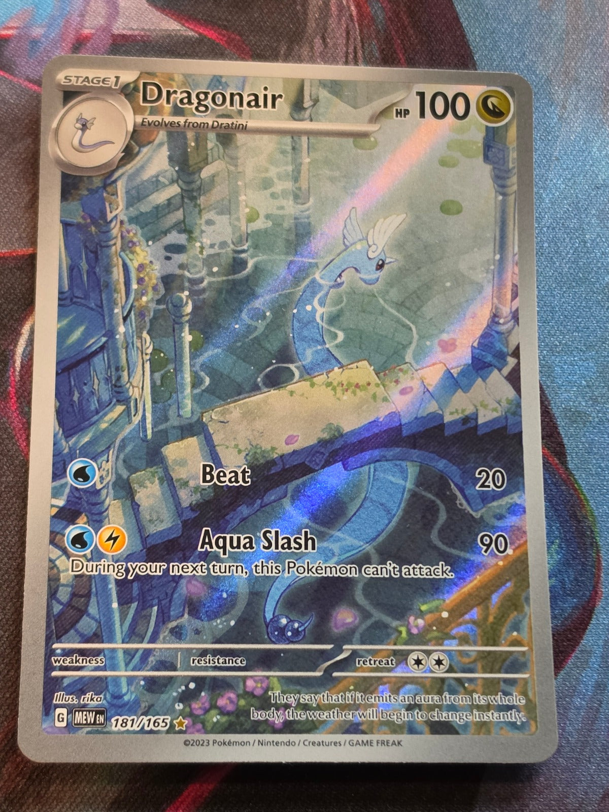 Dragonair Illustration Rare Scarlet & Violet 151 181/165 NM Pokemon