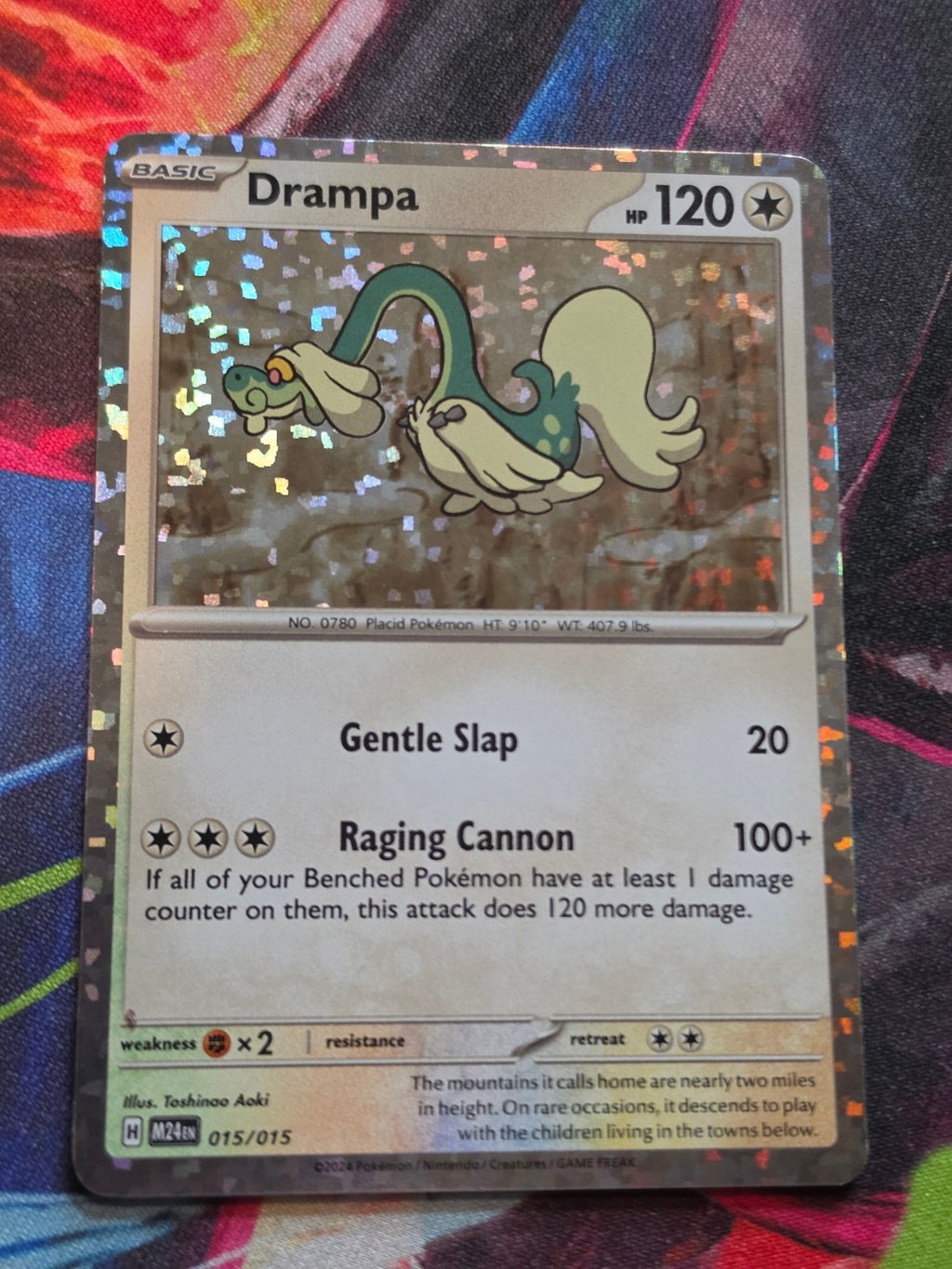 Drampa Holo Promo McDonald's Promos 2024 015/015 NM Pokemon
