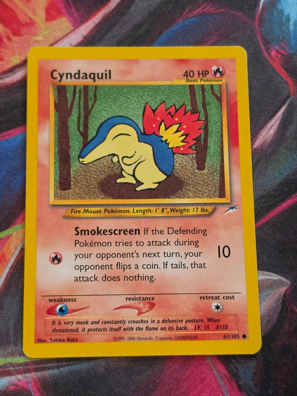 Cyndaquil - 061/105 - Neo Destiny - Common - Unlimited - NM-/LP+ Pokemon