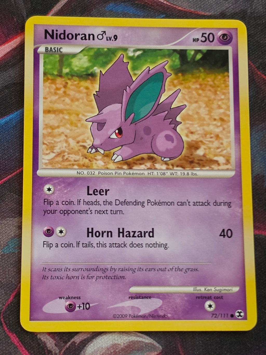 Nidoran M - 72/111 - Rising Rivals - Common - LP - Pokemon