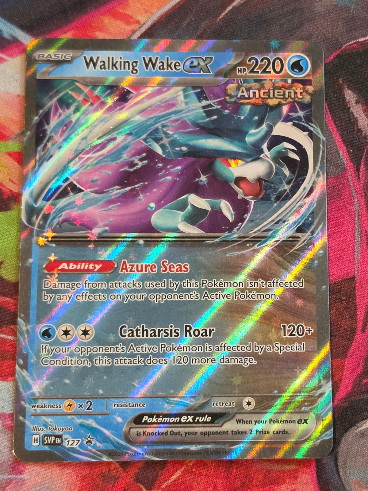 Walking Wake ex - 127 - SV: Scarlet & Violet Promo Cards - Promo - NM Pokemon