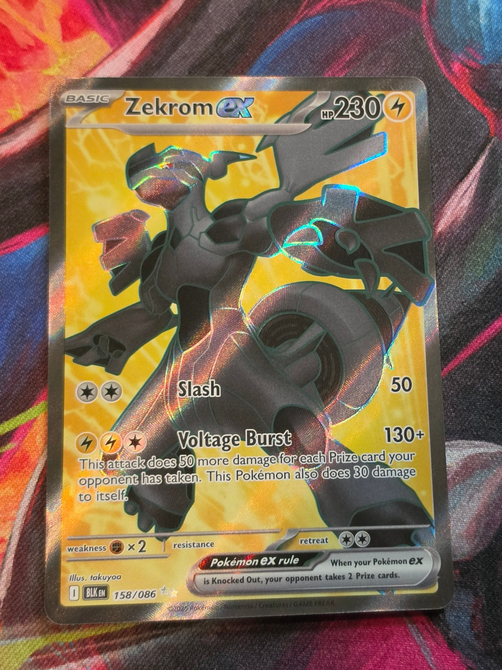 Zekrom ex Ultra Rare Black Bolt 158/086 NM Pokemon