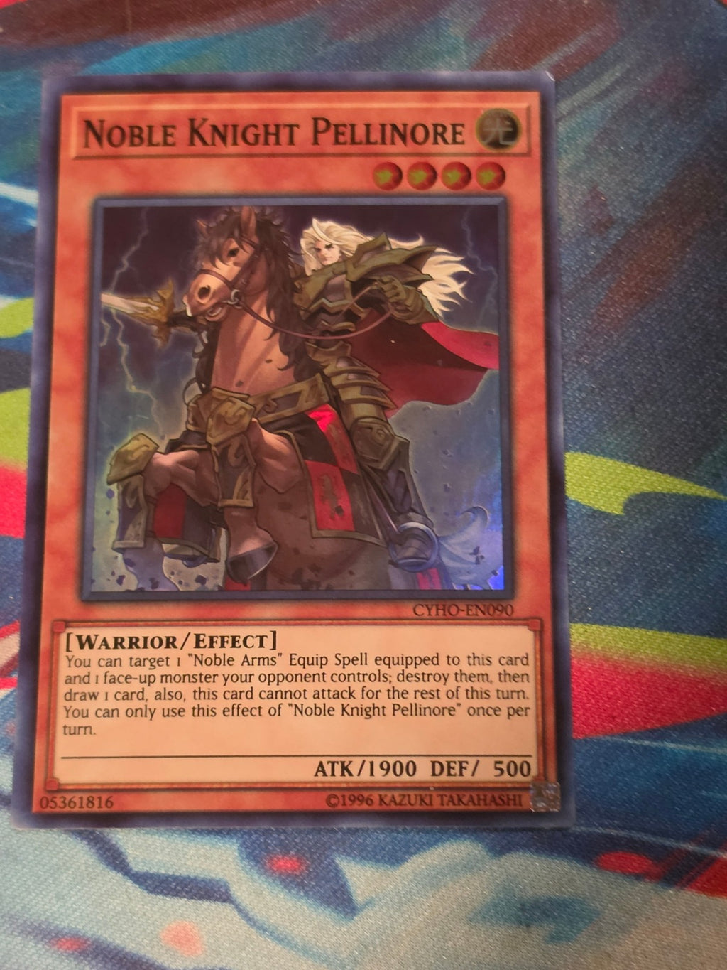 Noble Knight Pellinore Super Rare Cybernetic Horizon CYHO-EN090 LP