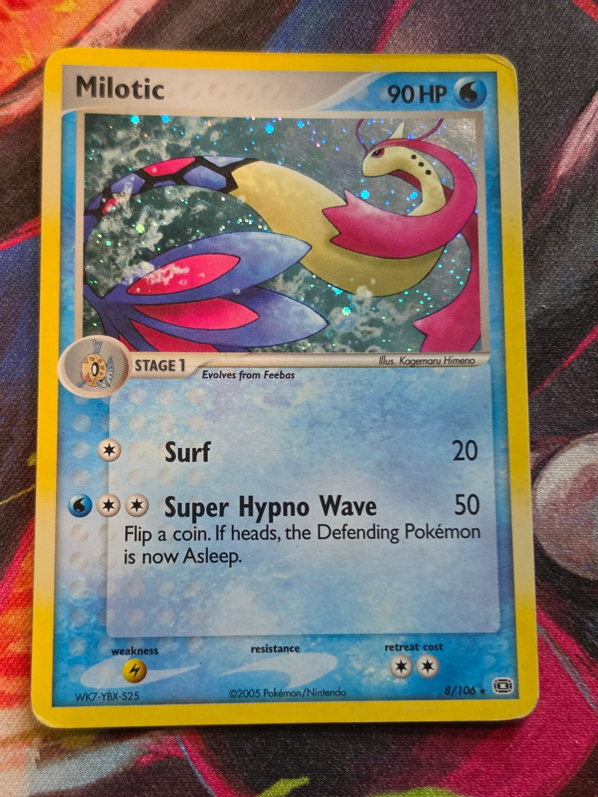 Milotic Holo Rare EX Emerald 8/106 LP Pokemon